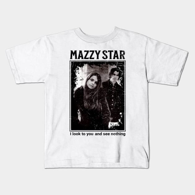 Mazzy Star - I Look To You and See Nothing Kids T-Shirt by vegard pattern gallery